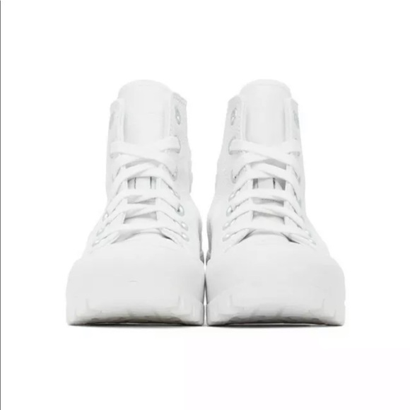 CONVERSE WOMENS LUGGED LEATHER ALL STAR HIGH TOP - Picture 4 of 4